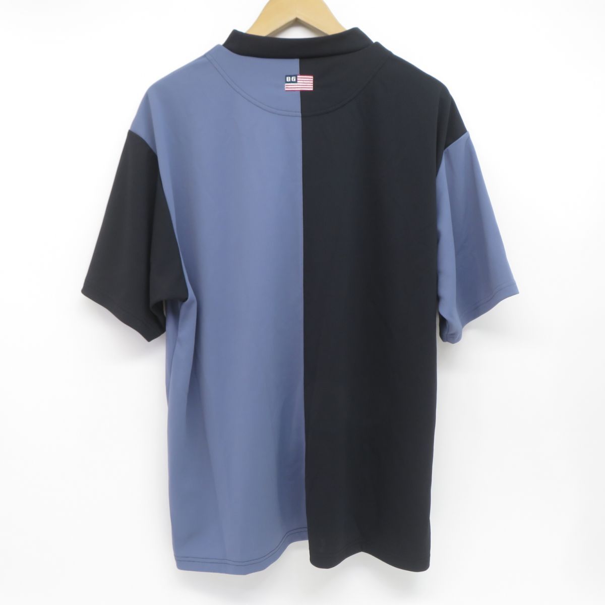 ♥ BRIEFING ブリーフィング CR MENS PATCHWORK HIGH NECK RELAXED FIT ハイネックシャツ ゴルフウェア BRG231M25 XLサイズ