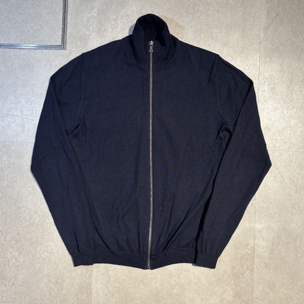 PRADA ドライバーズニット 中古◇プラダ ドライバーズニット ネイビー サイズ52 メンズ