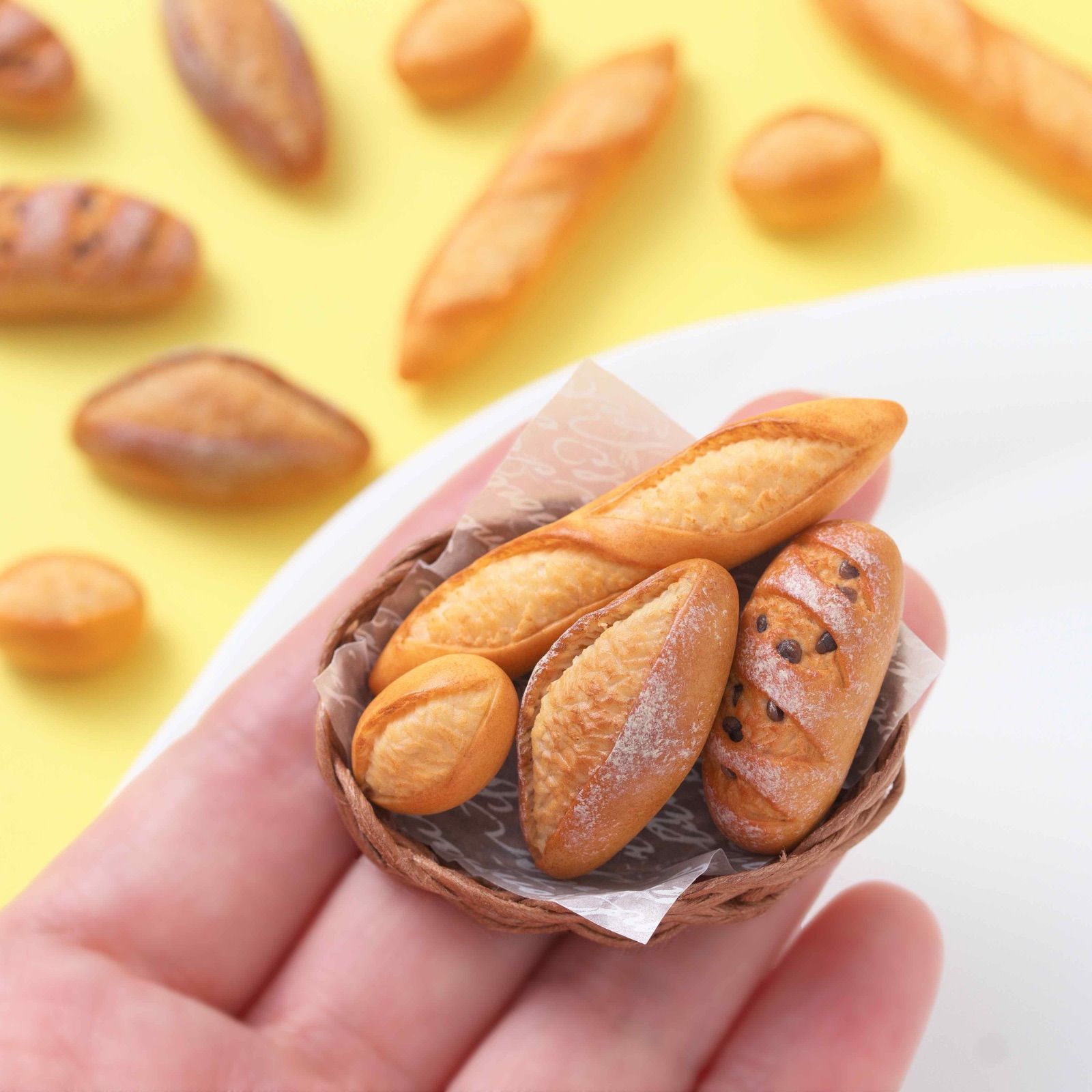 ハードパンのセット　ミニチュアパン ミニチュアパンセット 樹脂製 ☆ハードパン