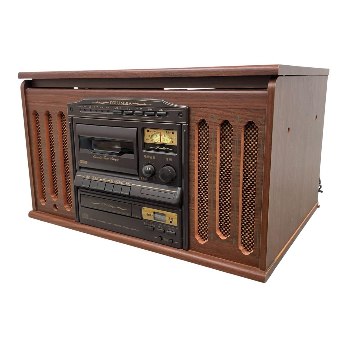 Columbia コロンビア GP-28 マルチプレイヤー レコーダー CD テープ 音聴箱 音出し 済 M10521640