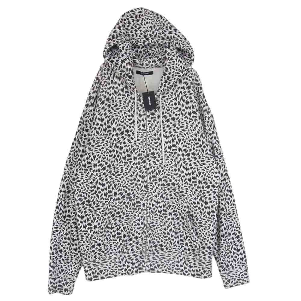 MINEDENIM BD Leopard Hooded Zipup Parkaカラーブラック