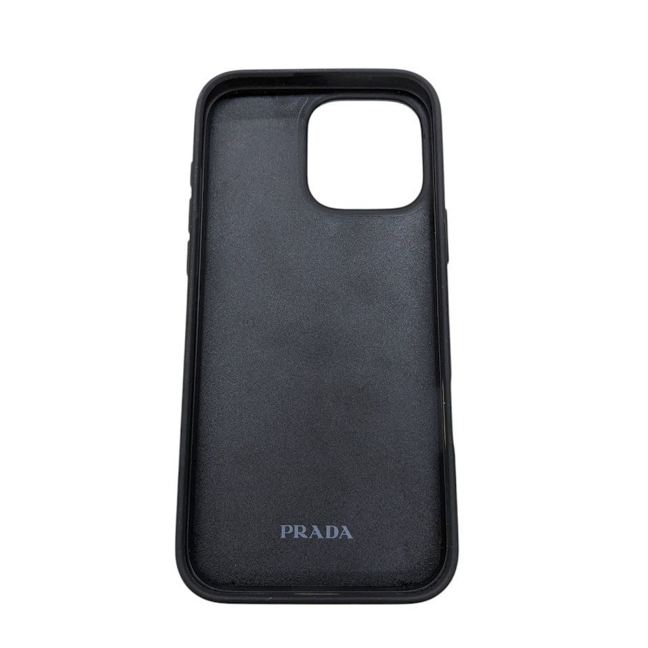 ギャランティ付き PRADA サフィアーノ iPhone13 pro ケース 箱 美品 PRADA プラダ 1ZH199 サフィアーノレザー iPhone 16 Pro