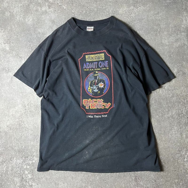 90's disney プリントTシャツ ディックトレイシー - Tシャツ ...