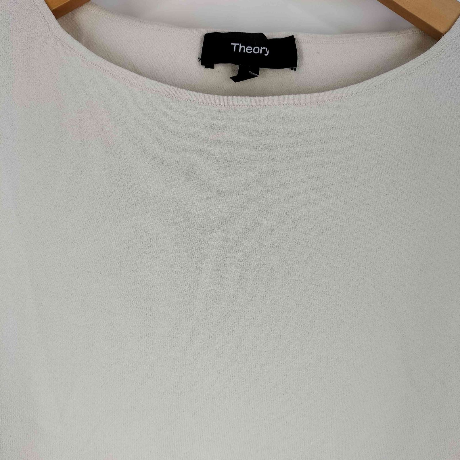 セオリー theory 24SS Wooster Crepe Knit Boat Neck Top