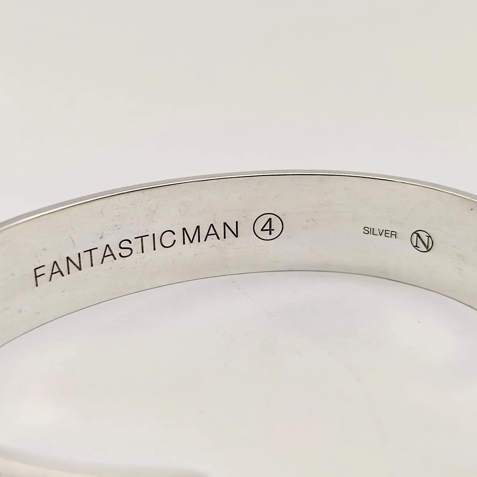 美品】FANTASTICMAN ファンタスティックマン バングル 402 White 