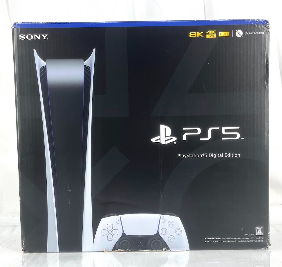 PlayStation 5 デジタル・エディション (CFI-1000B01) (コントローラー欠品)K1004 1010ML004  0120241008101136 - メルカリ