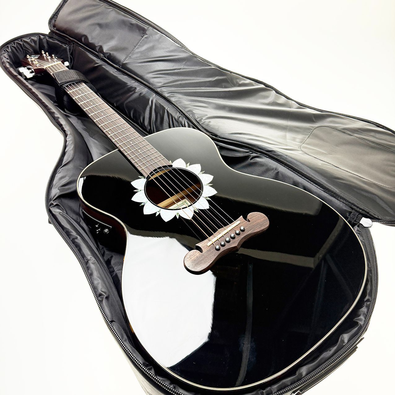 ♥ ZEMAITIS ゼマティス CAF-90F Gloss Black Abalone エレクトリック アコースティックギター エ コギター グロスブラック