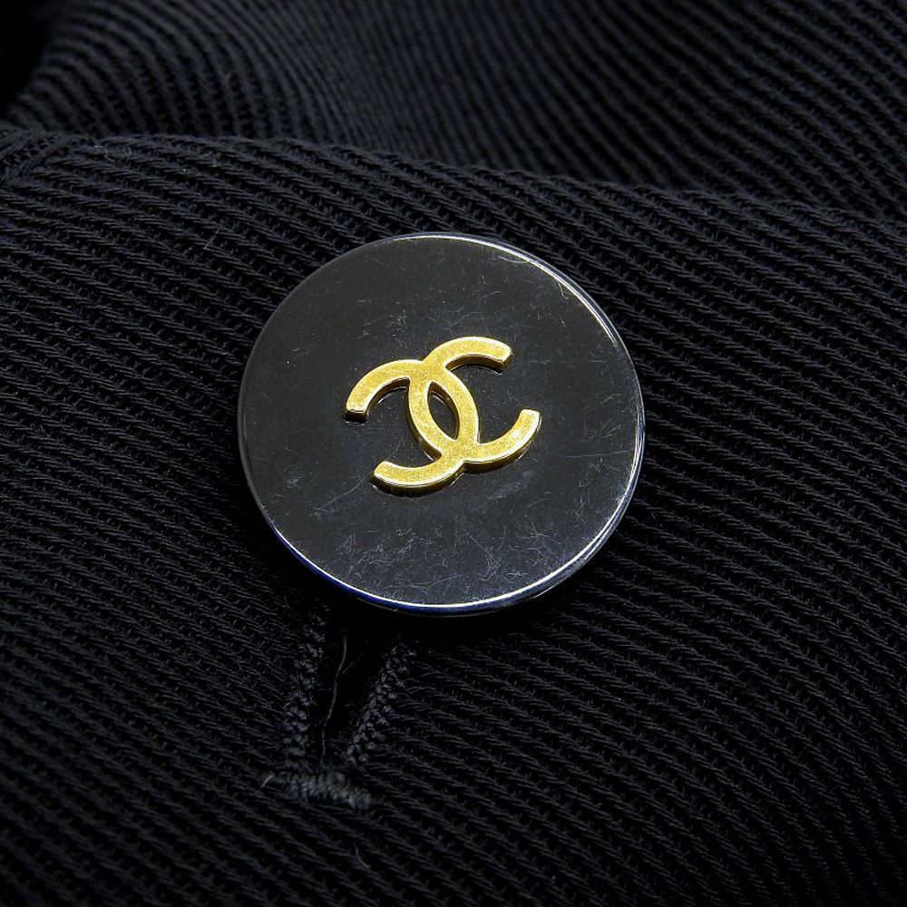 本物保証】 超美品 シャネル CHANEL ココマーク ロング ジャケット  