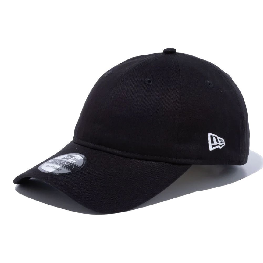 ニューエラ 9TWENTY ロングバイザー ノンウォッシュコットン ベーシック ブラック ホワイト ブラック 1個 New Era 920LV BASIC NONWASH BLK WHI 23J NONE OSFM