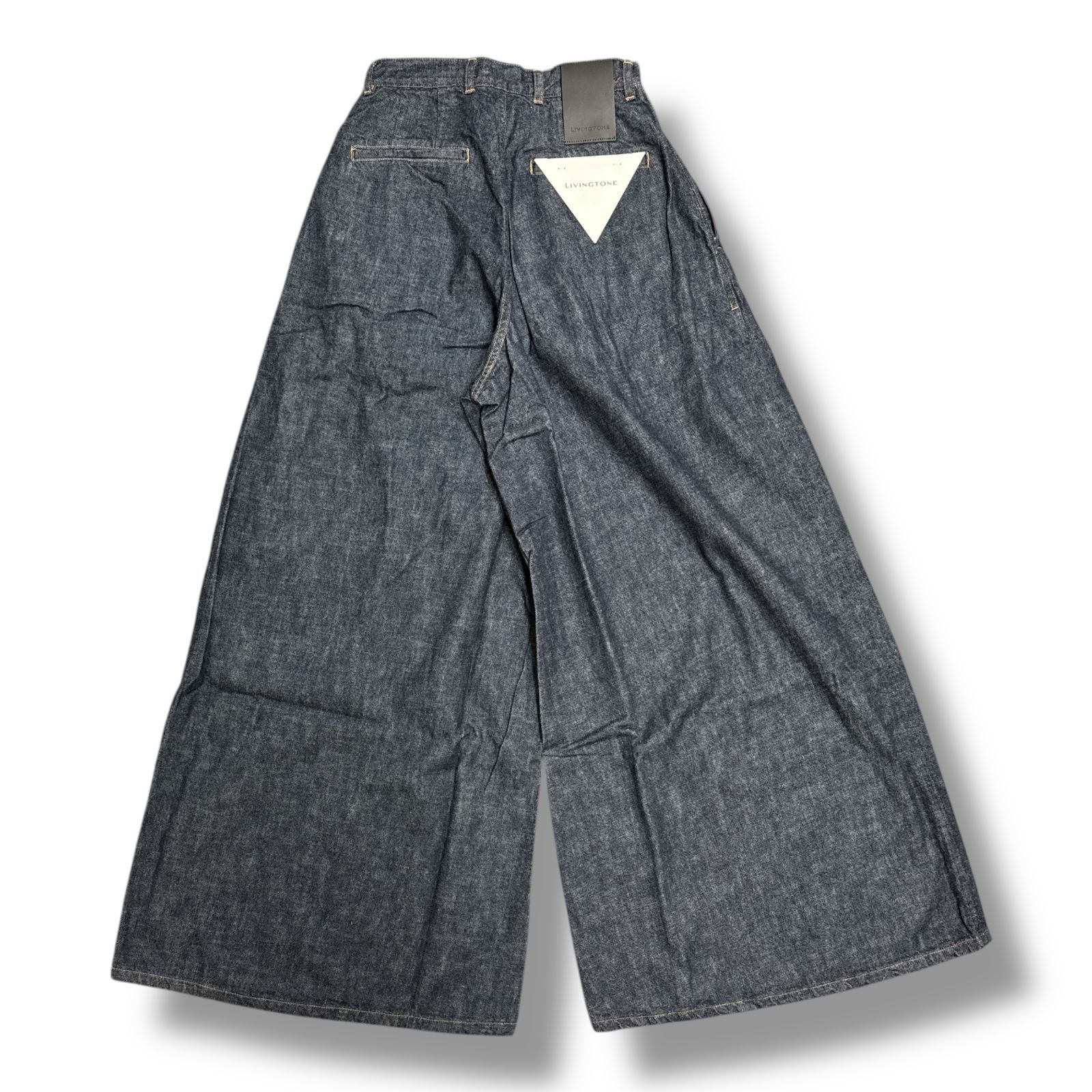 参考上代49500円 未使用品 LIVINGTONE DOLK3 Wide leg ワイドデニム 