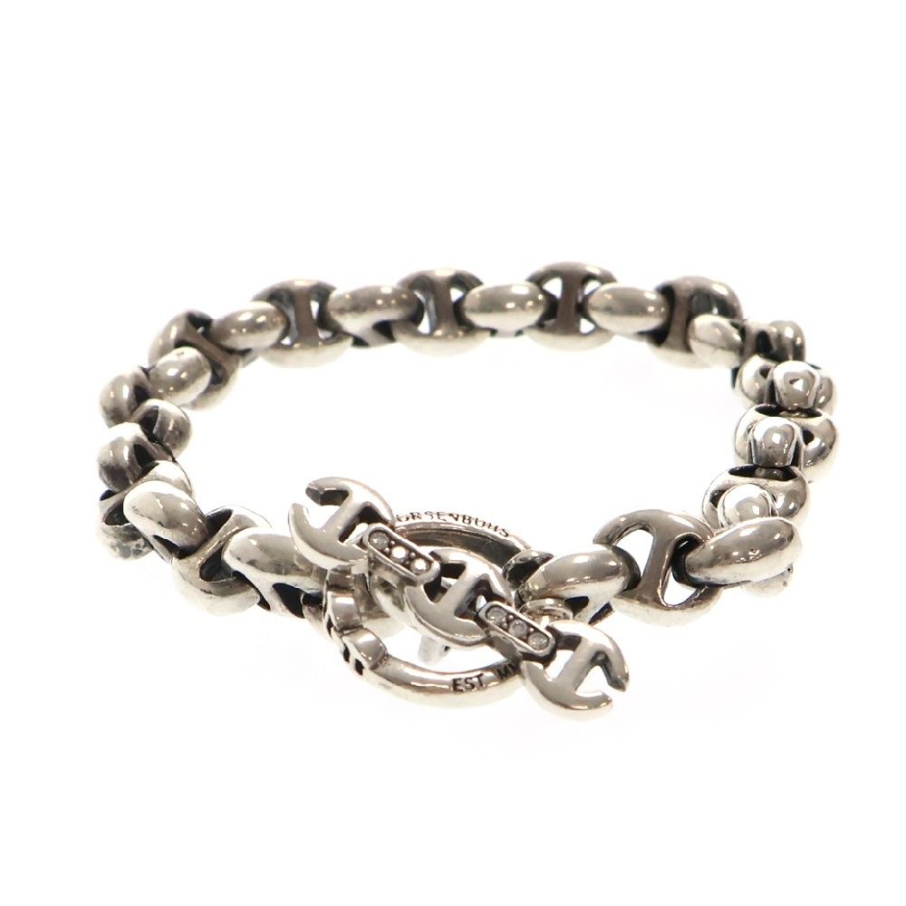 【美品・定価39.6万円】10MM OPEN-LINK BRACELET① 10MM OPEN-LINK BRACELET｜silver｜Bracelet｜HOORSENBUHS