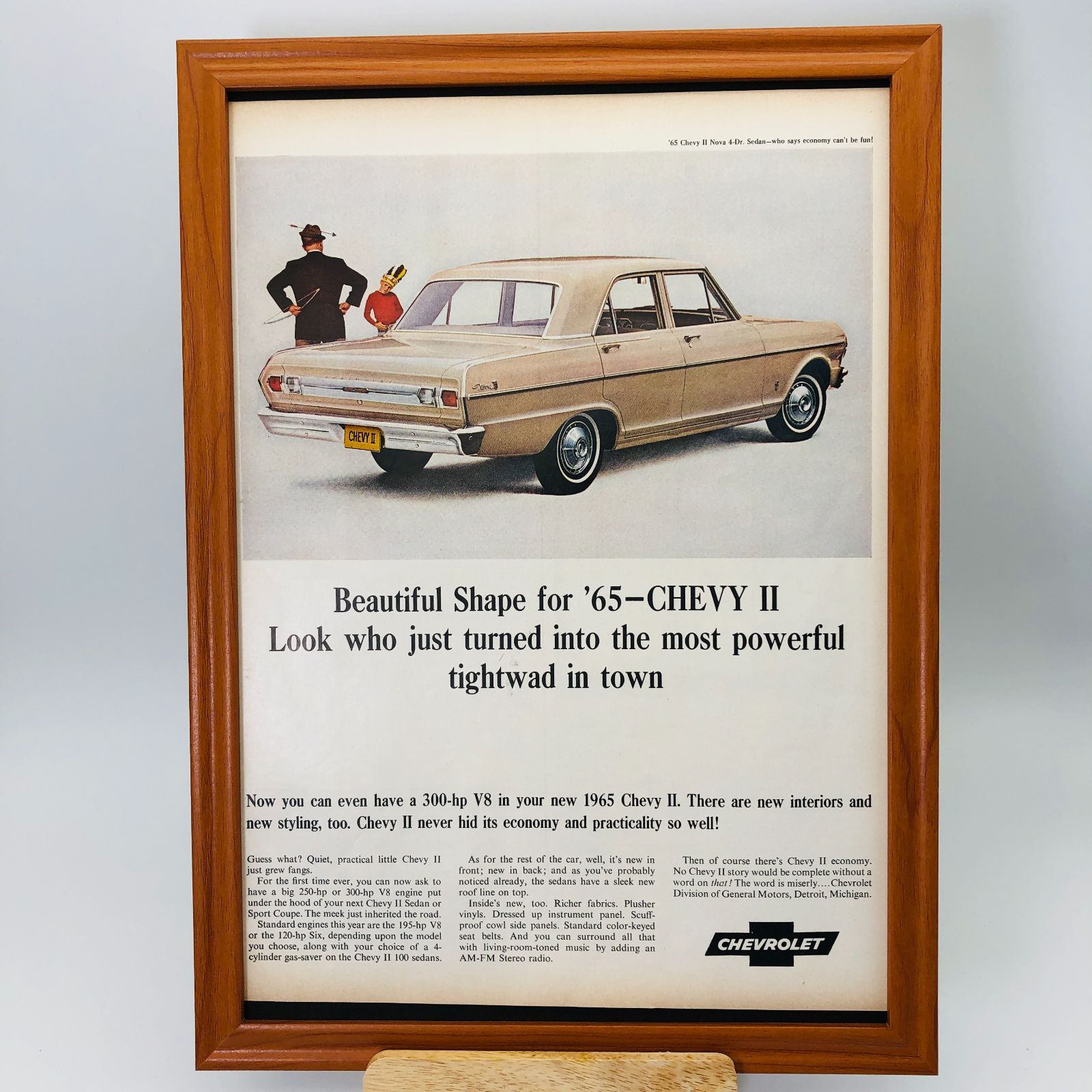 貴重な当時物 ビンテージ 広告 フレーム付 『 シボレー(CHEVROLET) 』 1960年代 オリジナル アメリカ 輸入雑貨 ヴィンテージ 海外雑誌  アドバタイジング レトロ ( AZ1246 ) - メルカリ