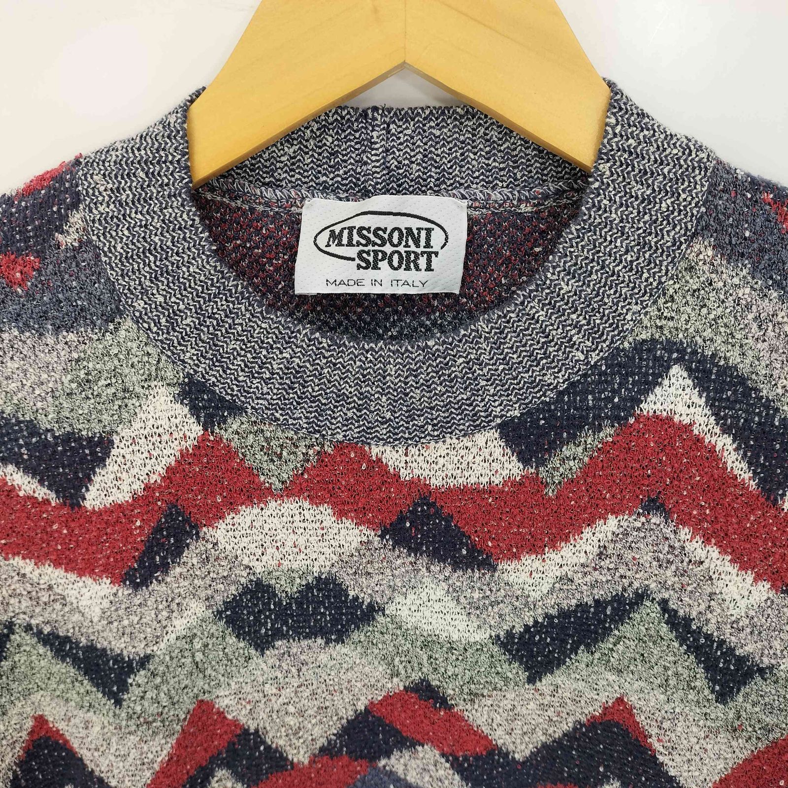 ミッソーニスポーツ MISSONI SPORTS 90s イタリア製 総柄 マルチカラー 