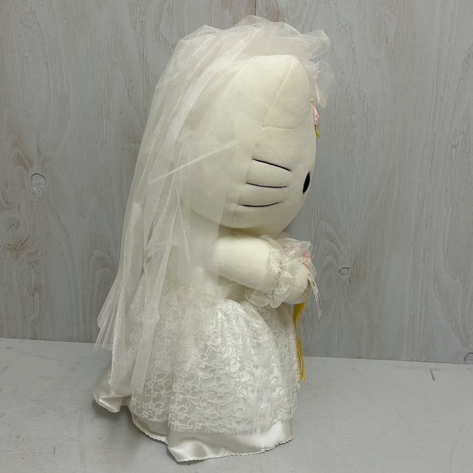 ハローキティ 大きな ウェディングドール ぬいぐるみ BIG 約63cm