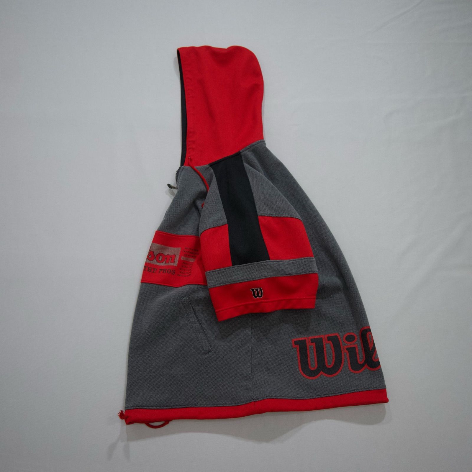 90s Wilson Hit Union Half Zip S/S Hoodie 90年代 ウィルソン