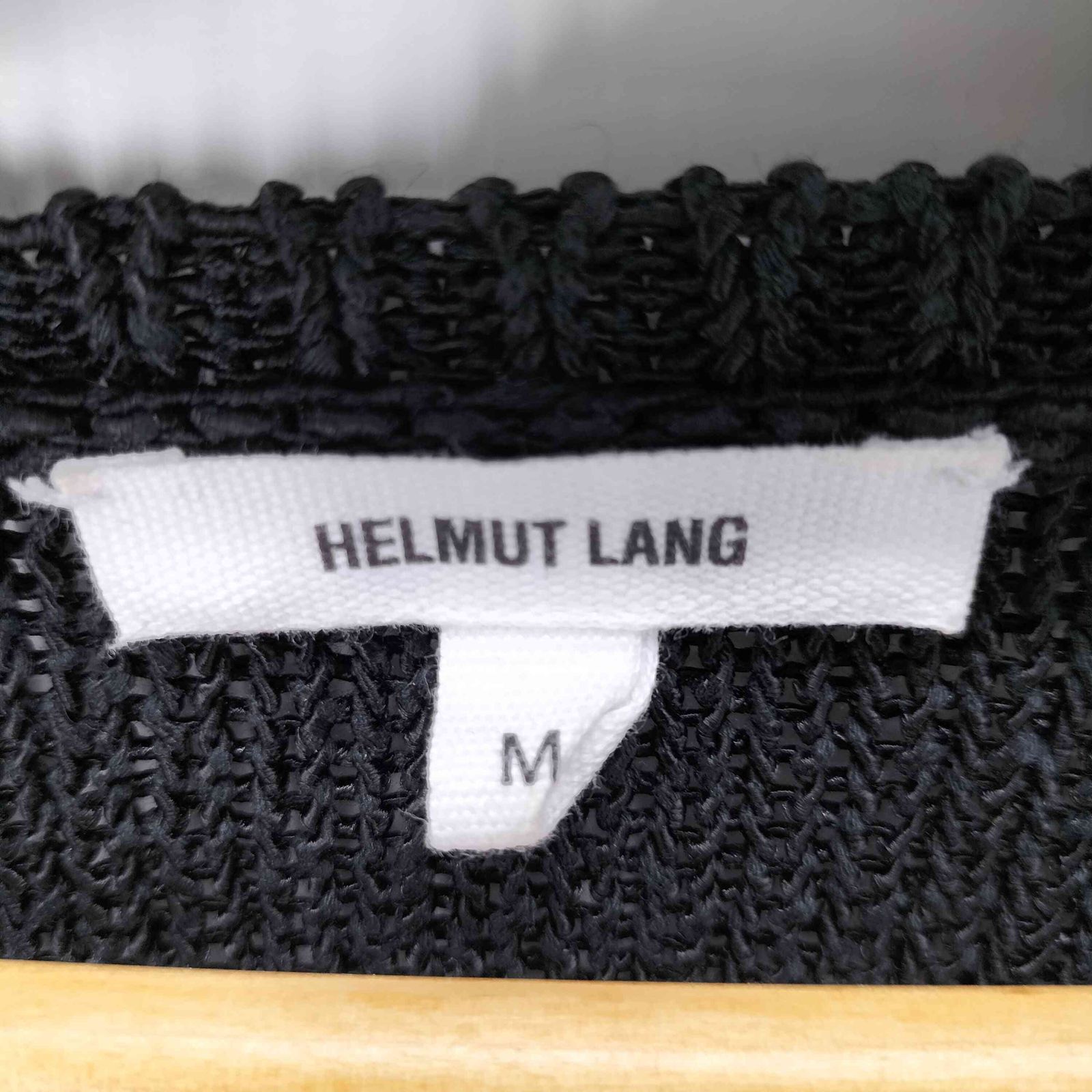 美品✨HELMUT LANG ニット 変形 アシンメトリー 黒 S 0400022353412_BLACK?wid=600&