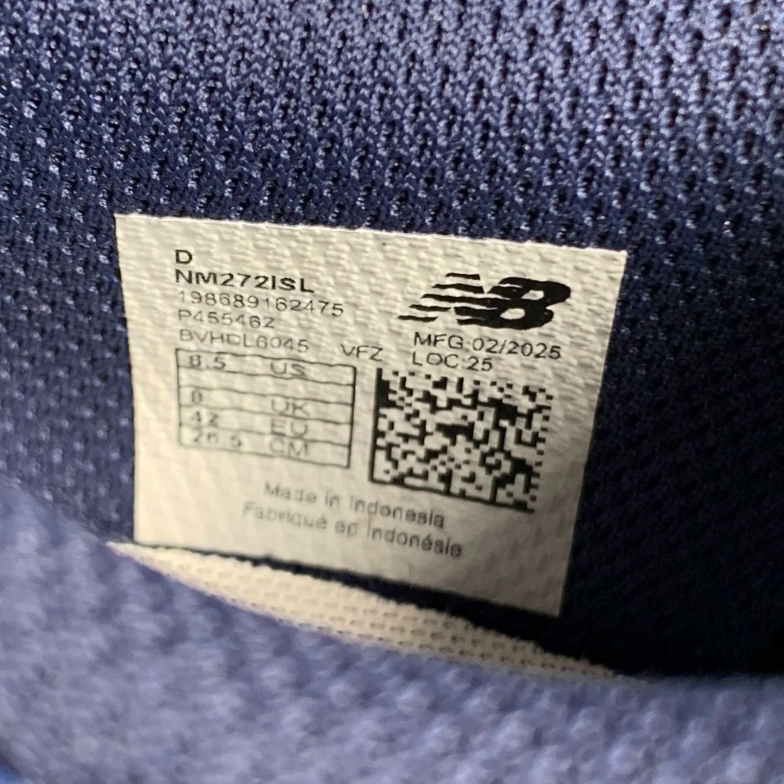 New Balance x STONE ISLAND MARINA NUMERIC 272 Marine Blue ブルー 