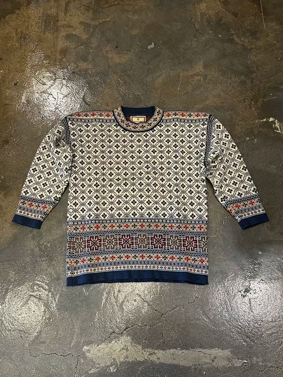 90年代 Dale of Norway 伝統 ノルディック ウール セーター M