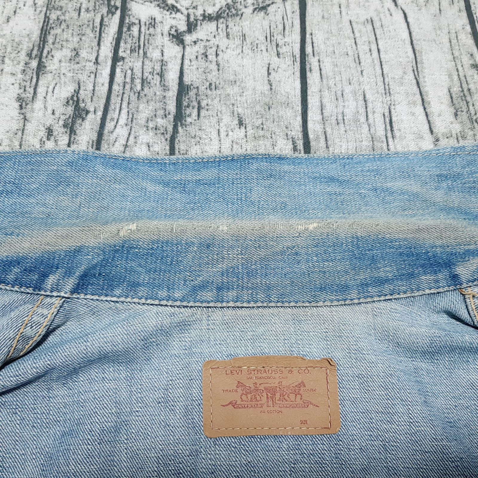 【BIG E】60s Levi's 70505 デニムジャケット フォース 極東 BIG E】60s Levi's 70505 デニムジャケット フォース 極東 - メルカリ