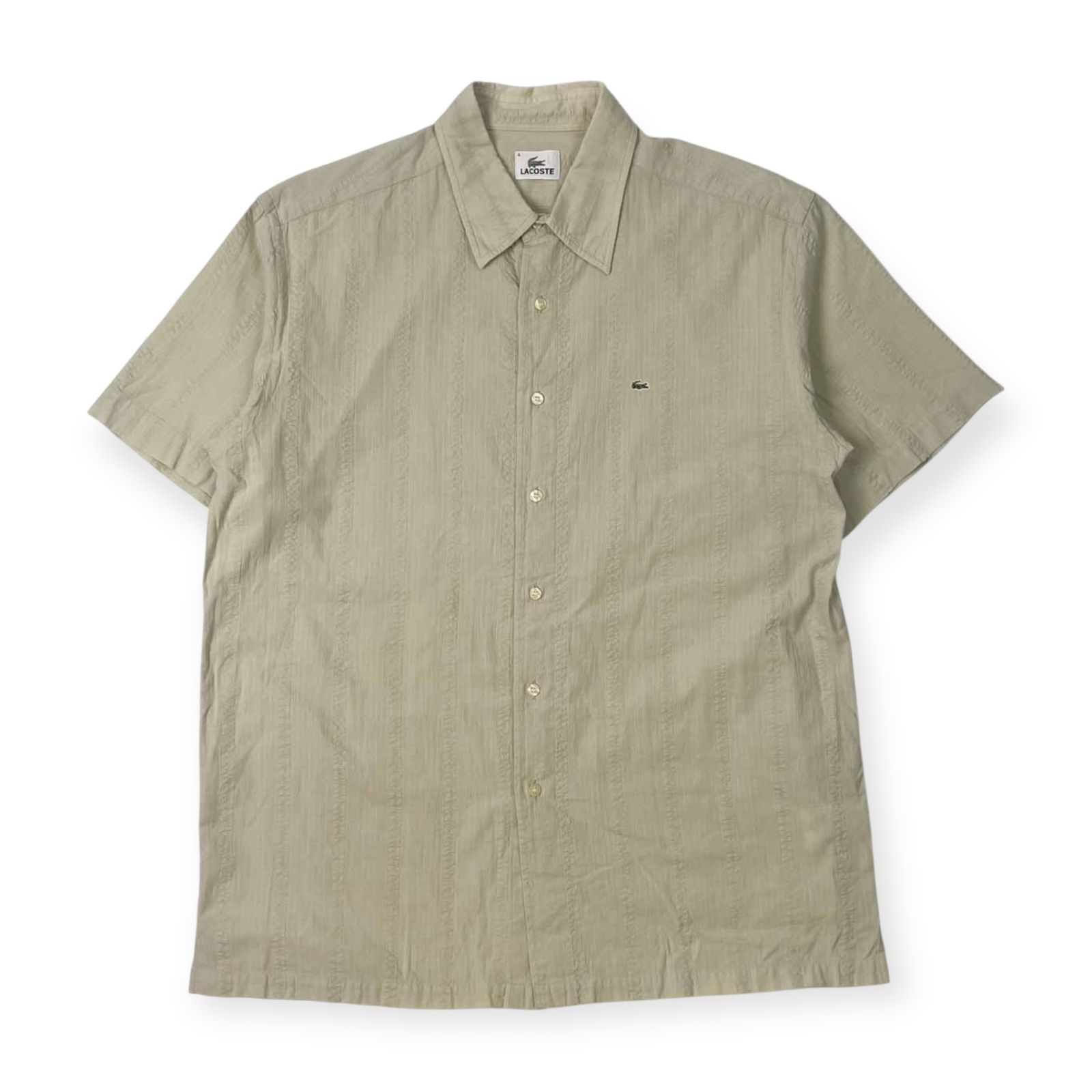 90s 00s LACOSTE ラコステ ワンポイント 半袖シャツ 4/グリーン