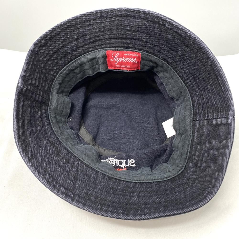 中古】Supreme 25SS Denim Crusher HAT ブラック サイズM/L ハット