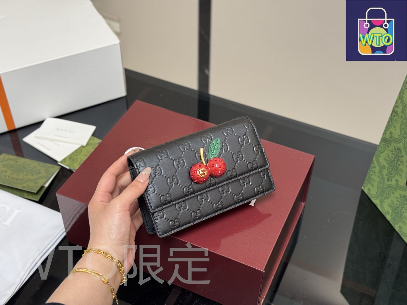 今日特価】GG Cherry Chain Bag グッチ チェリーチェーンバッグ