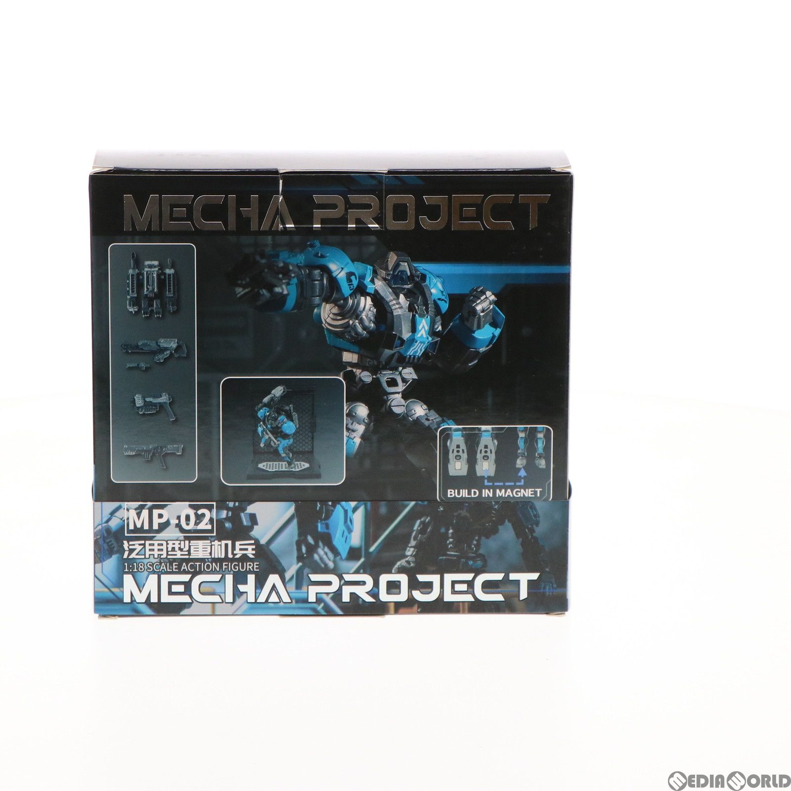 MECHA PROJECT(メカプロジェクト) MP-02 汎用型重機兵 1/18 完成品 可動フィギュア FRESH RETRO(フレッシュレトロ)  - メルカリ