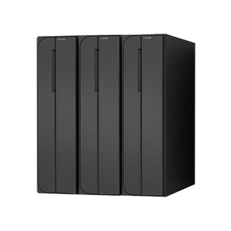 玄関・屋外収納 ナスタ ポスト ブラック3戸用
