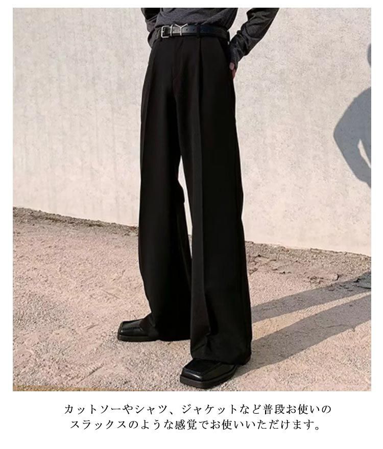 フレアパンツ メンズ スラックス フレアスラックス 春 夏 秋