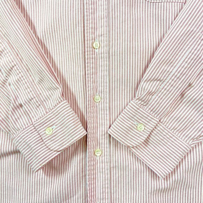 Brooks Brothers USA製 オックスフォード　ストライプシャツ 70s USA製 Brooks Brothersブルックスブラザーズ Makers 6ボタン