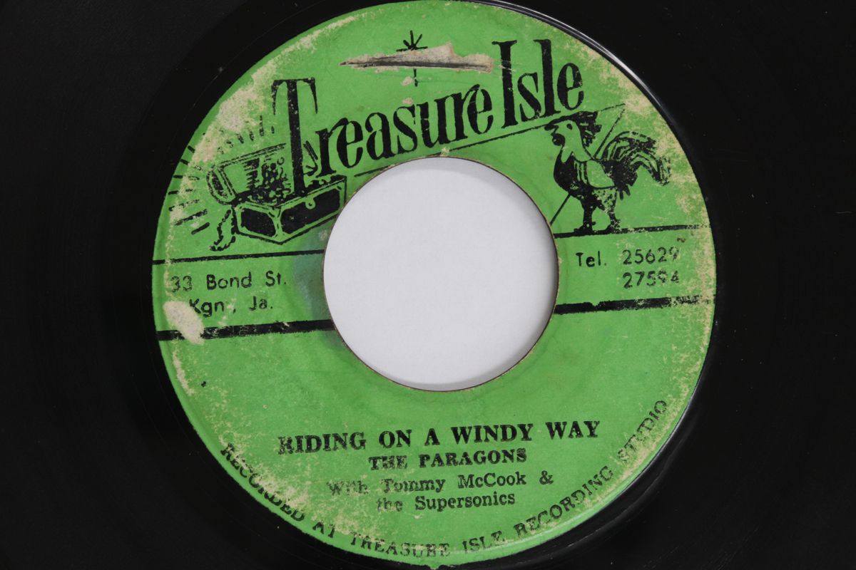 ジャマイカ7” Paragons Tommy McCook - Super Riding On A Windy Way | Mercy Mercy none Treasure Isle |00050