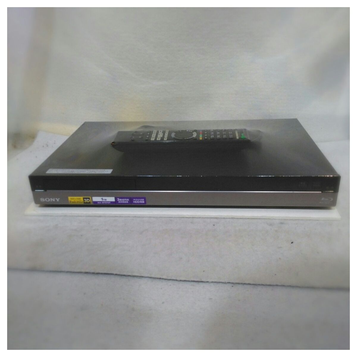 動作確認済】【中古】本体・リモコンのみ SONY 1TB 3チューナー