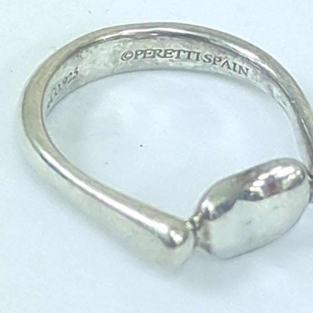 TIFFANY ティファニー ビーン リング シルバー925 約6.5号 エルサ