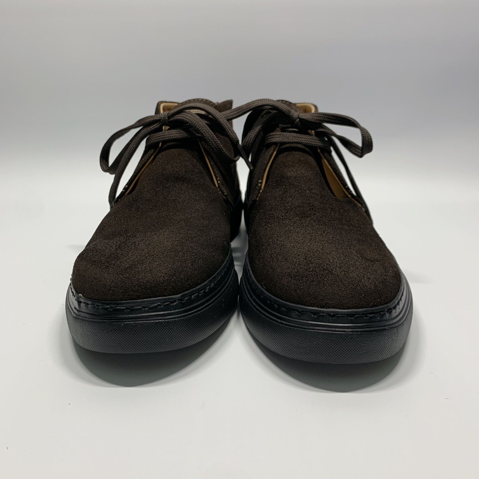 Botticelli ボッティチェリ ショートブーツ ブラウン レザー スエード 41 25.5 相当