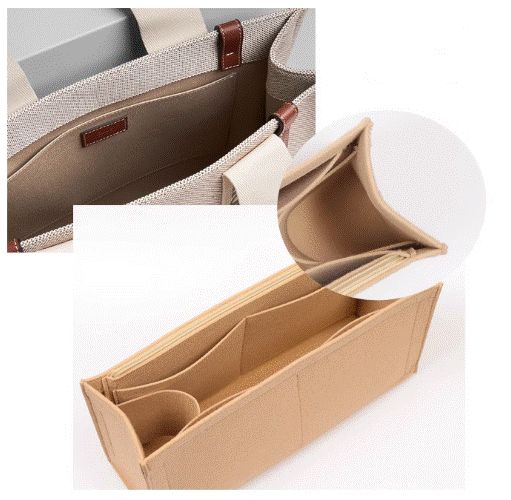 ウッディ バッグインバッグ スモール ミディアム クロエ インナー