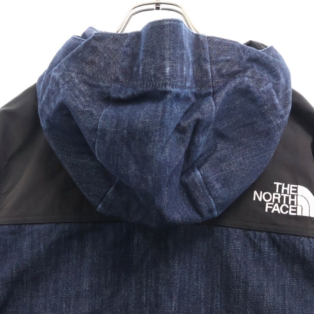 ノースフェイス × シュプリーム 15SS デニム マウンテン パーカー