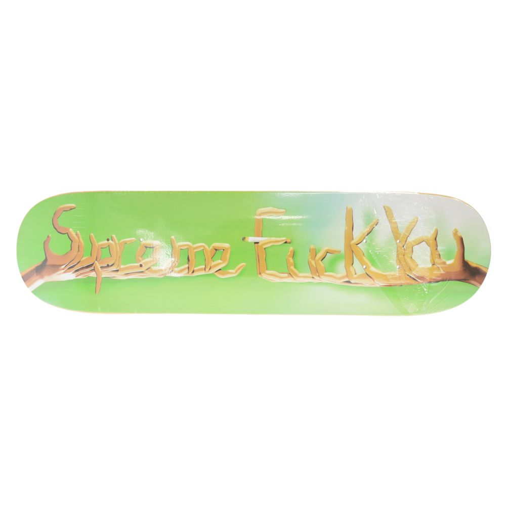 新品100% SUPREME (シュプリーム) 18AW Fuck You Skateboard