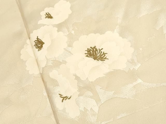 平和屋着物○訪問着 草花文 金銀彩 正絹 逸品 CAAT9324dy 平和屋着物