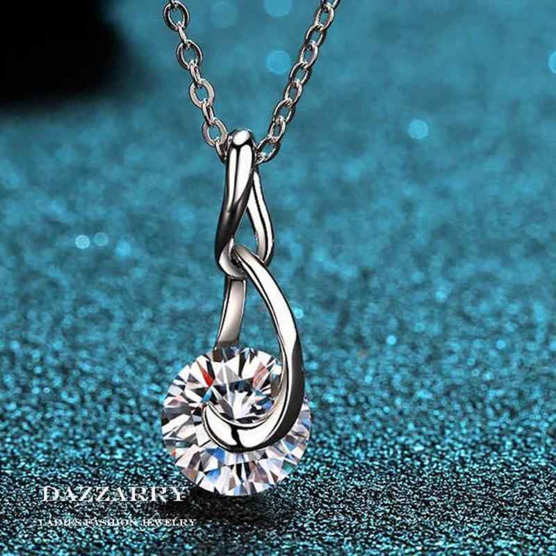 DAZZARRY] 一粒ネックレス レディース ピアス セット ジルコニア