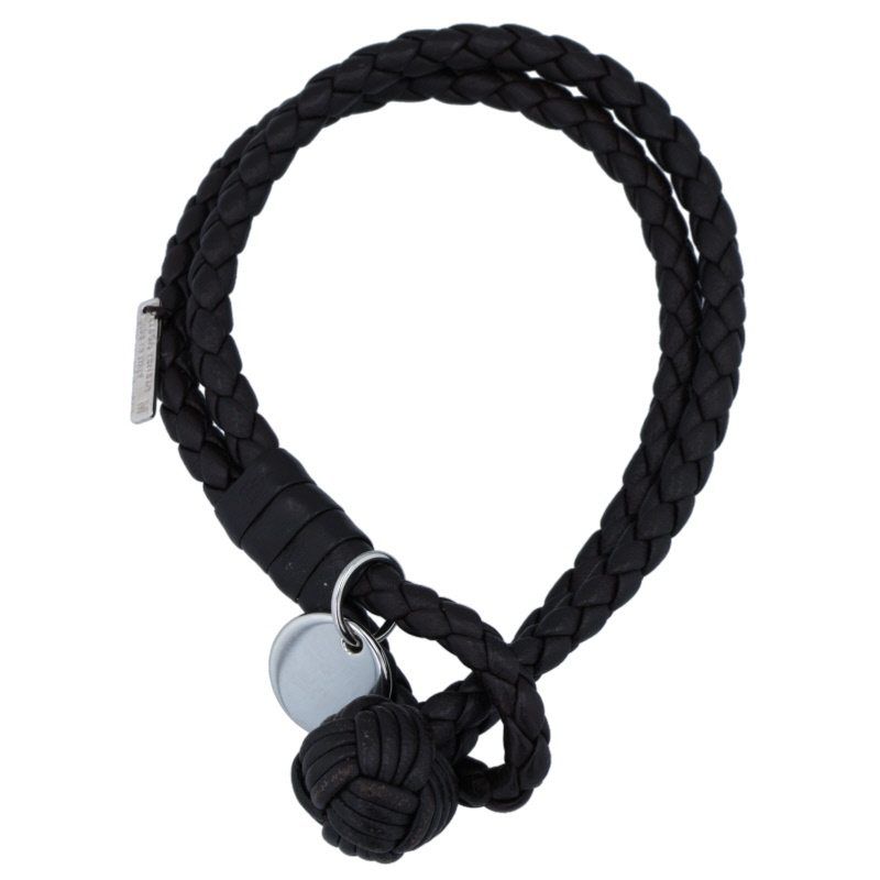 ♦︎BOTTEGA VENETA♦︎ブレスレット イントレチャート レザー ボッテガヴェネタ BOTTEGA VENETA ブレスレット Mサイズ