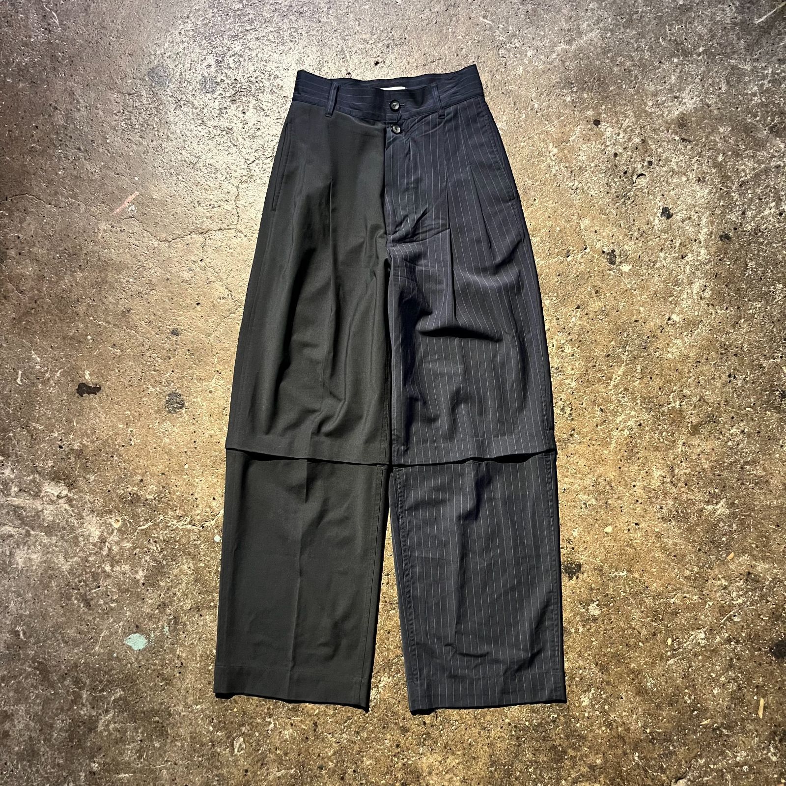 MAISON SPECIAL 2Way Tuck Pants 36 メゾン 2ウェイ タックパンツ 21221465113