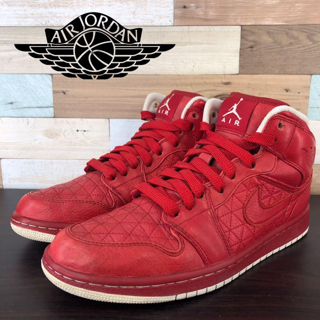 NIKE AIR JORDAN 1 PHAT PREMIER ナイキ エアジョーダン 1 ファット プレミア バーシティレッド 26cm U08713  375173-600 - メルカリ