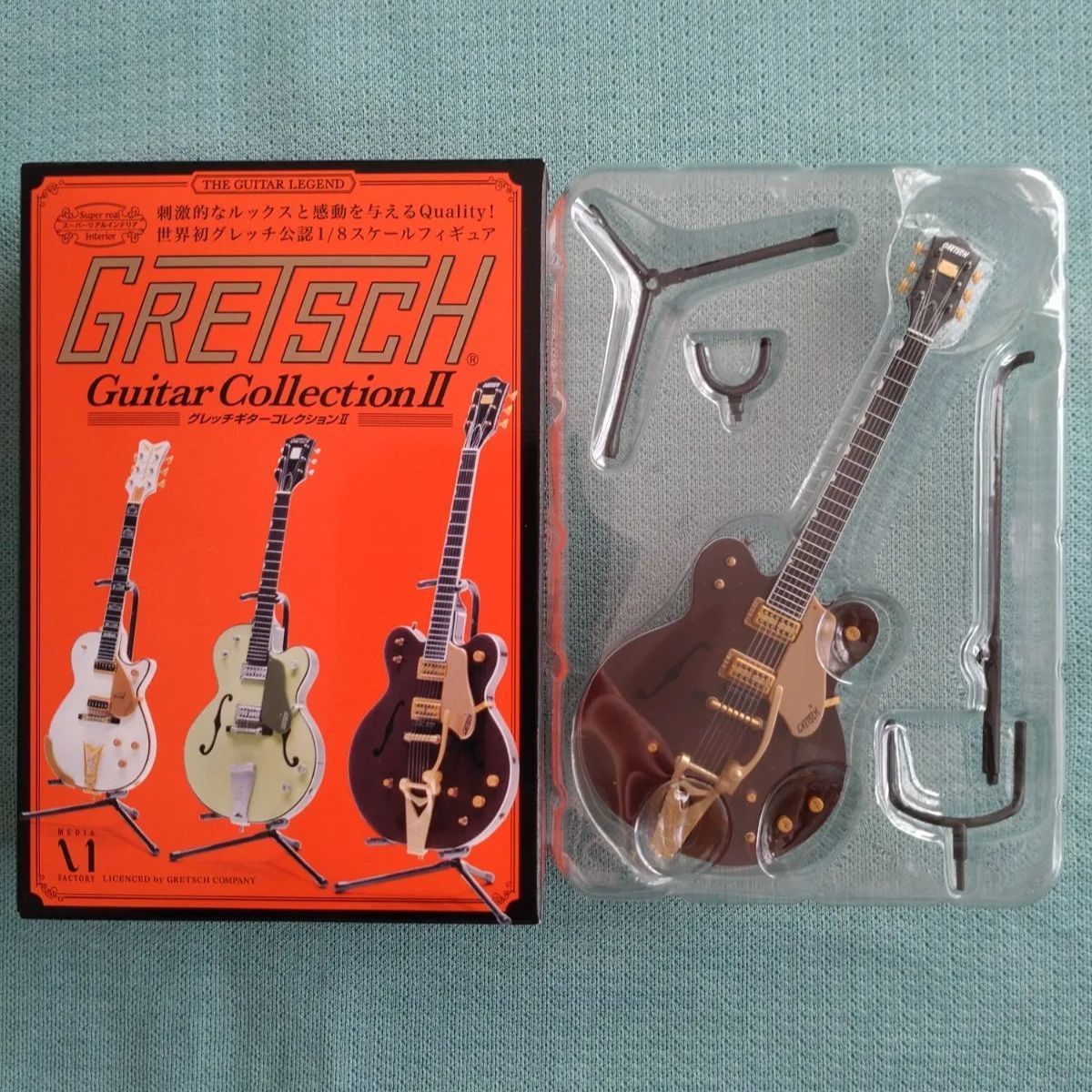 GRETSCHカントリージェントルマンG6122-1962 Country Gentleman ～Gretsch Guitar Collection～  1/8スケール 公式ギターフィギュア ☆グレッチギターコレクション ★ジョージハリスン