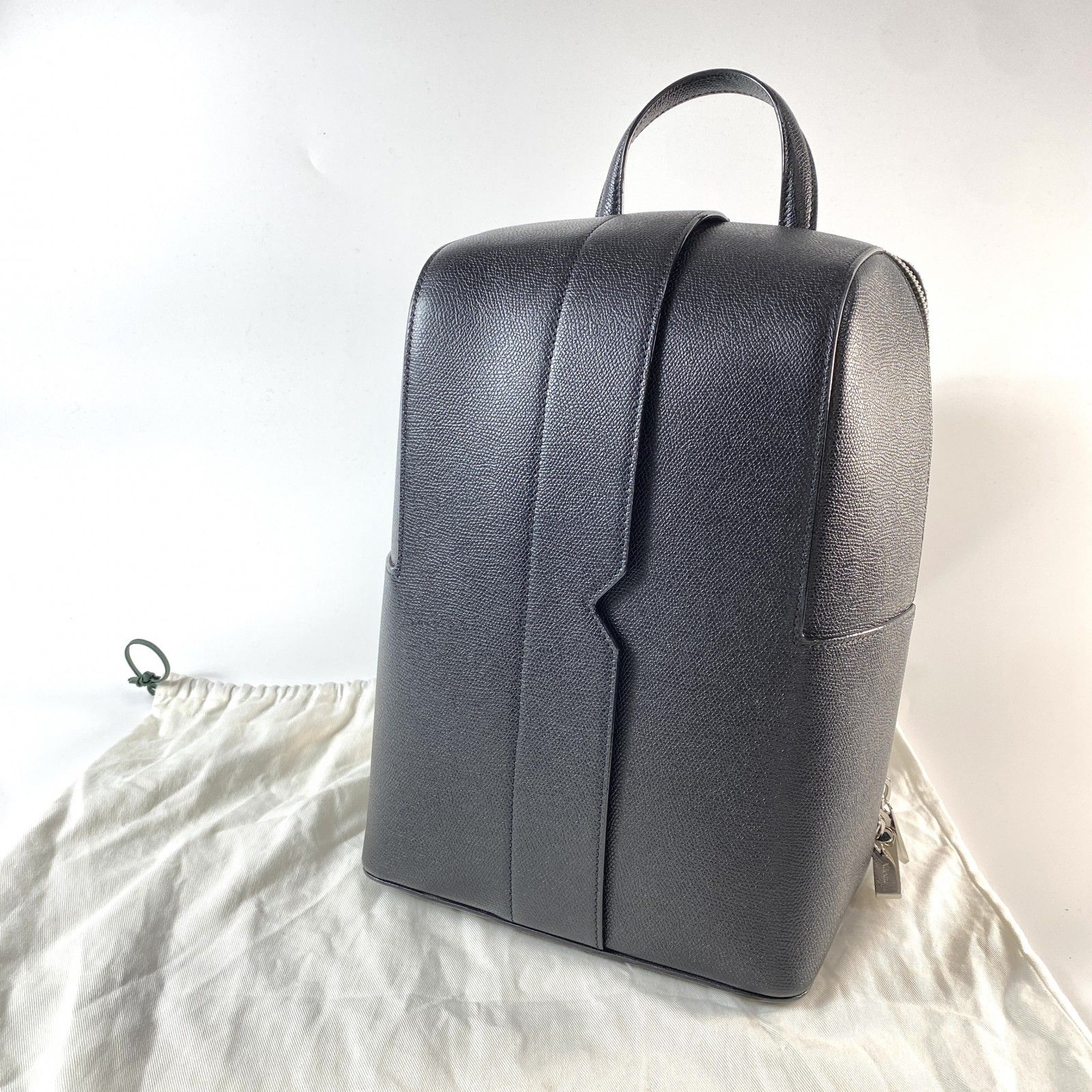 中古】美品 ヴァレクストラ Valextra メンズ Vライン クロス