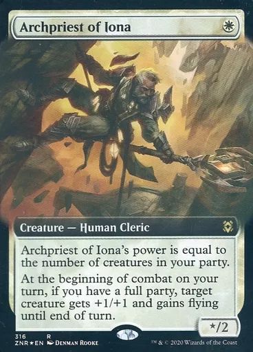 中古】マジックザギャザリング 316[R]：【FOIL】Archpriest of Iona