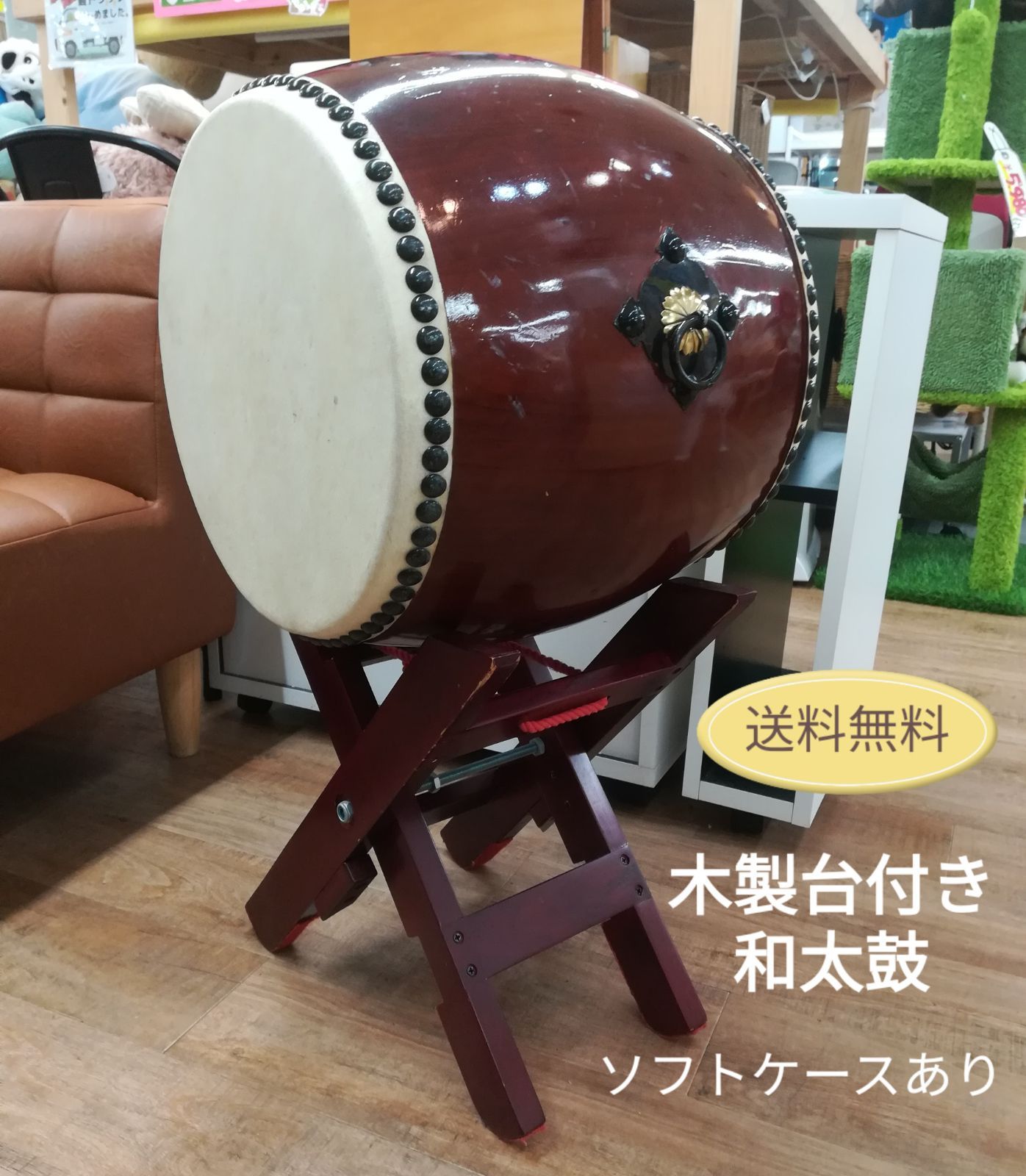 和楽器 鼓 ケース付き レビュー高評価の商品!の商品をすべて え79【ハードケース付き