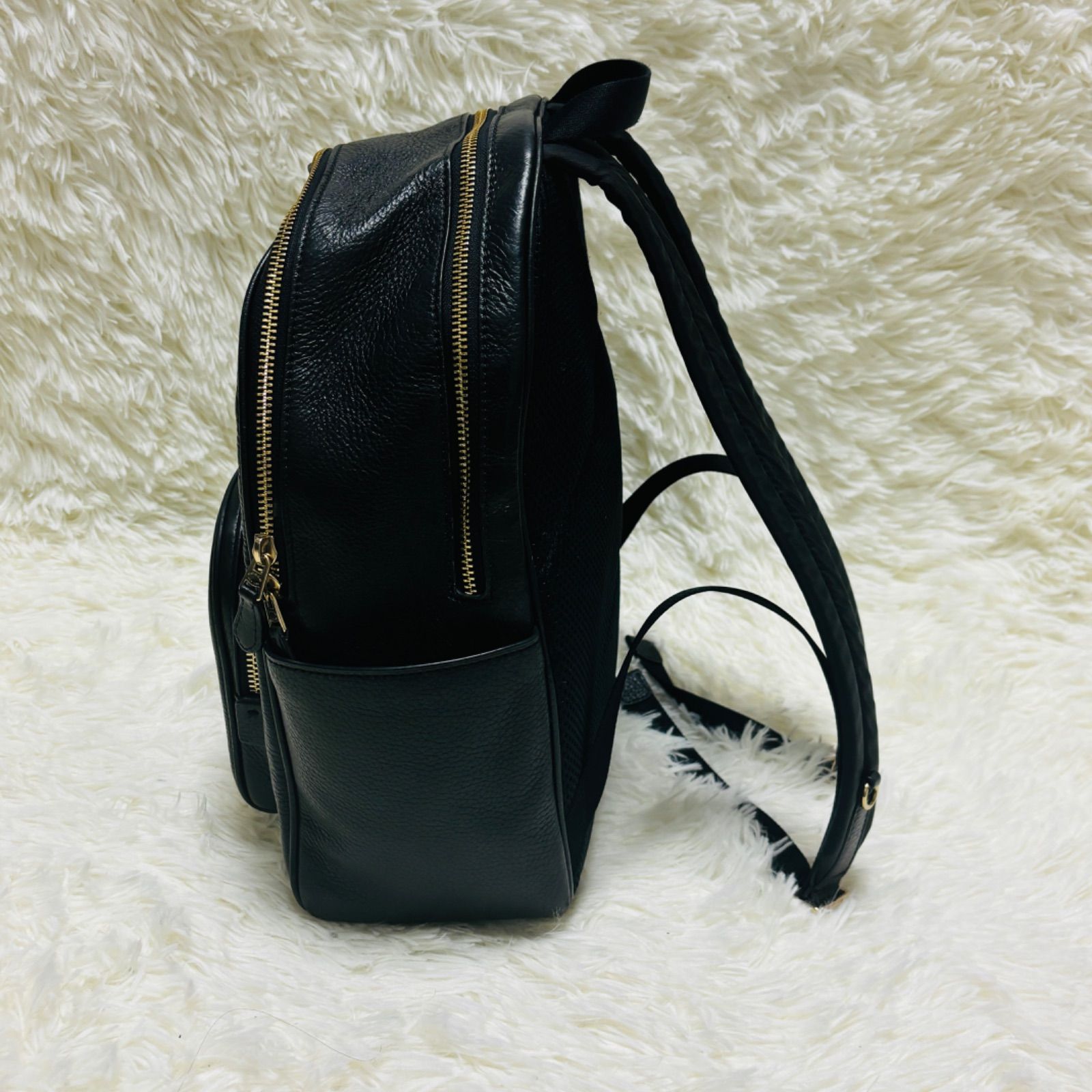コーチ COACH バッグ リュックサック 5666 IMBLK レザー 革