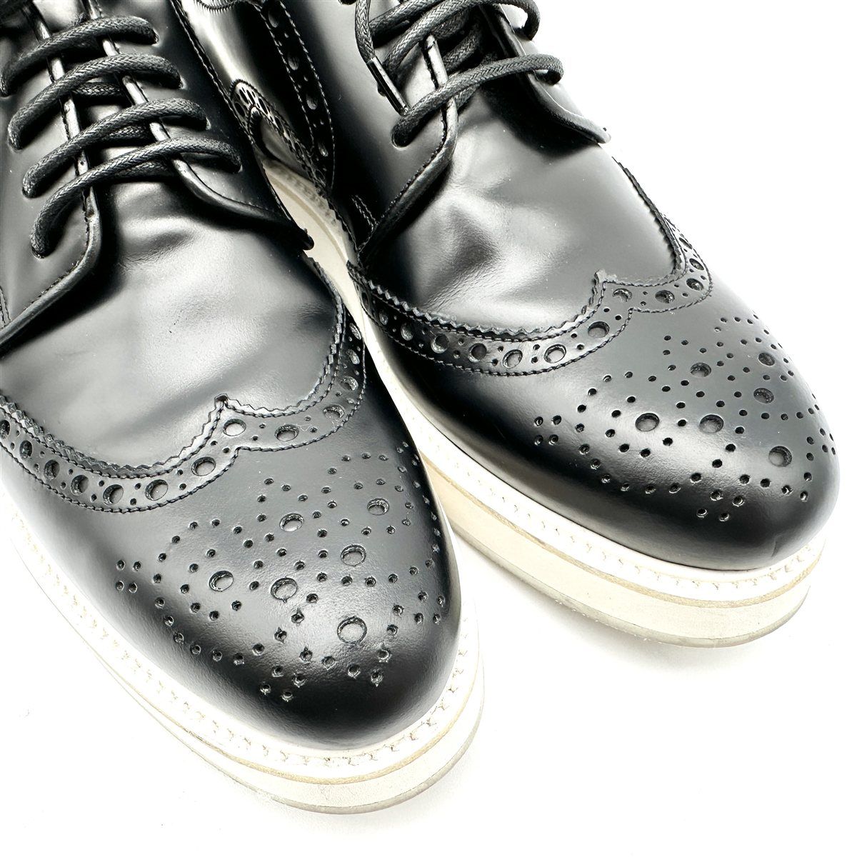 【美品】トレーディングポスト プレーントゥ メダリオン イタリア製 NEW ARRIVAL - Chett
