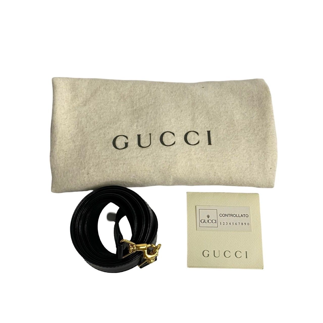 ほぼ未使用 袋付 GUCCI グッチ オールドグッチ バンブー ターンロック
