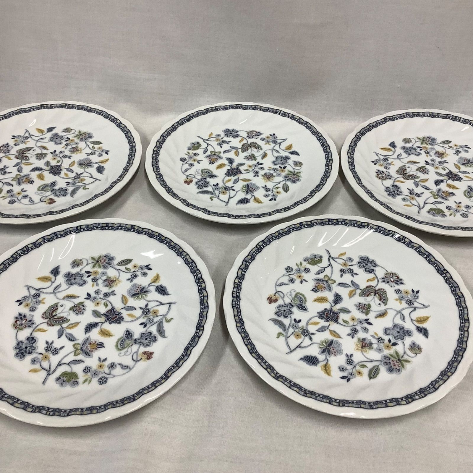 新品NARUMI(ナルミ) プレート皿プラチナ プラチナ24cmスープ5枚セット